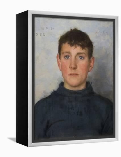 Portrait of Jack Rolling, 1888-Henry Scott Tuke-Framed Premier Image Canvas