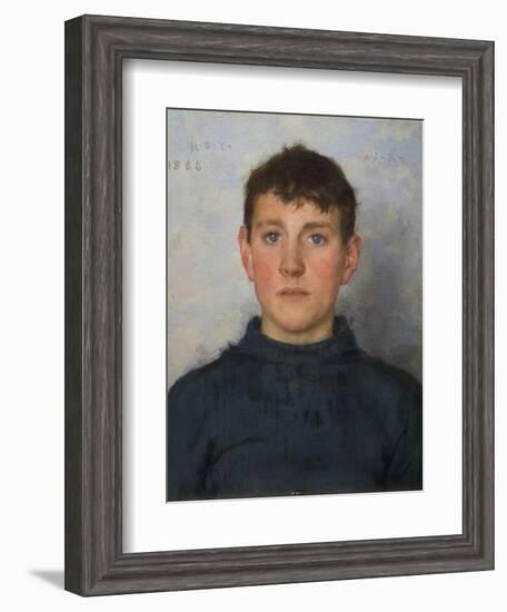 Portrait of Jack Rolling, 1888-Henry Scott Tuke-Framed Giclee Print