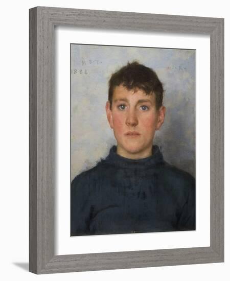 Portrait of Jack Rolling, 1888-Henry Scott Tuke-Framed Giclee Print