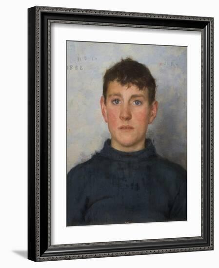 Portrait of Jack Rolling, 1888-Henry Scott Tuke-Framed Giclee Print