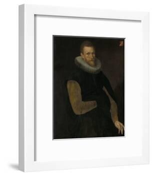 Portrait of Jacob Cornelisz Banjaert-Cornelis Ketel-Framed Art Print