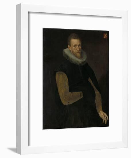 Portrait of Jacob Cornelisz Banjaert-Cornelis Ketel-Framed Art Print