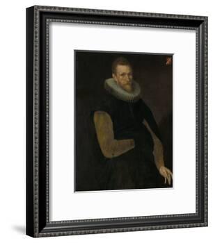 Portrait of Jacob Cornelisz Banjaert-Cornelis Ketel-Framed Art Print
