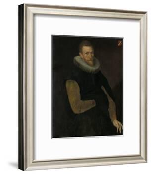 Portrait of Jacob Cornelisz Banjaert-Cornelis Ketel-Framed Art Print