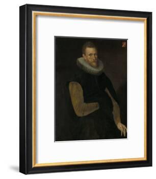 Portrait of Jacob Cornelisz Banjaert-Cornelis Ketel-Framed Art Print