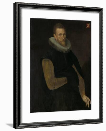 Portrait of Jacob Cornelisz Banjaert-Cornelis Ketel-Framed Art Print