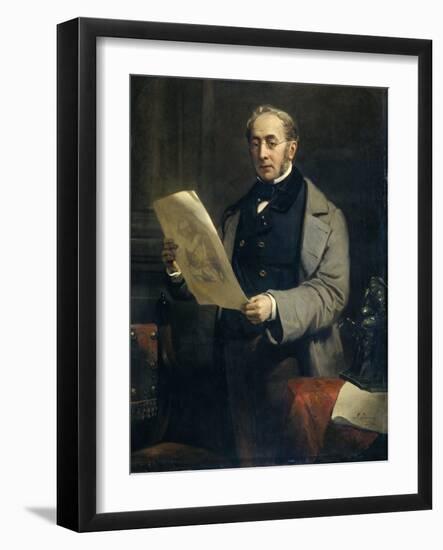 Portrait of Jacob De Vos Jacobszoon-Nicolaas Pieneman-Framed Art Print