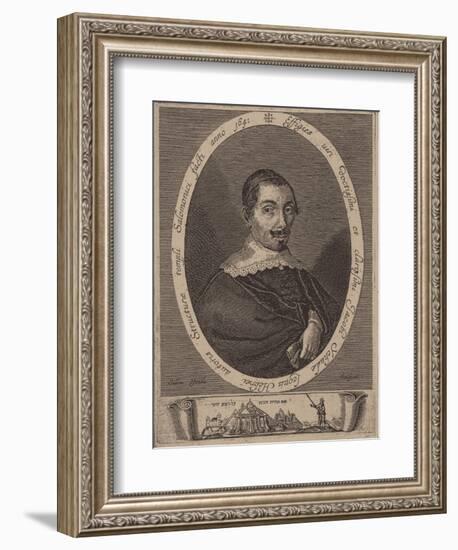 Portrait of Jacob Judah Leon (1602-167)-Salom Italia-Framed Giclee Print