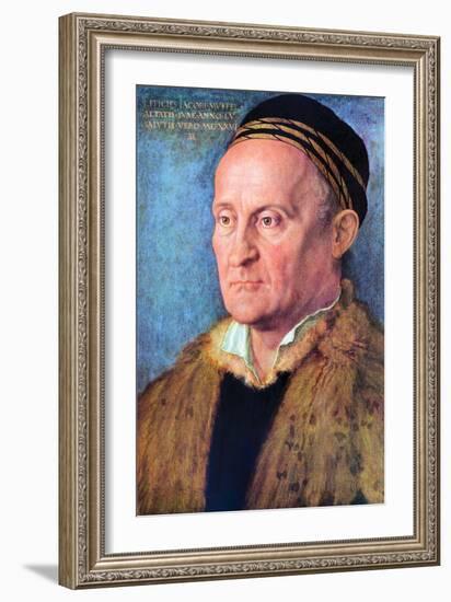 Portrait of Jacob Muffel-Albrecht Dürer-Framed Art Print