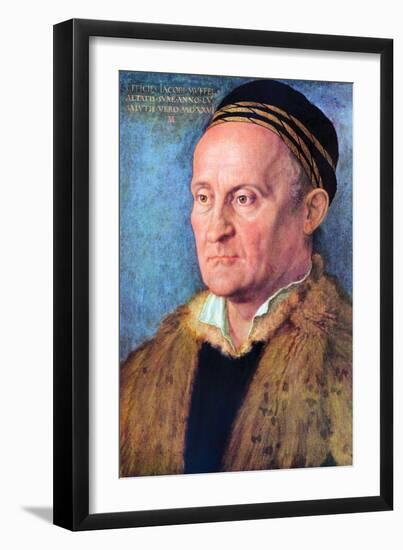 Portrait of Jacob Muffel-Albrecht Dürer-Framed Art Print