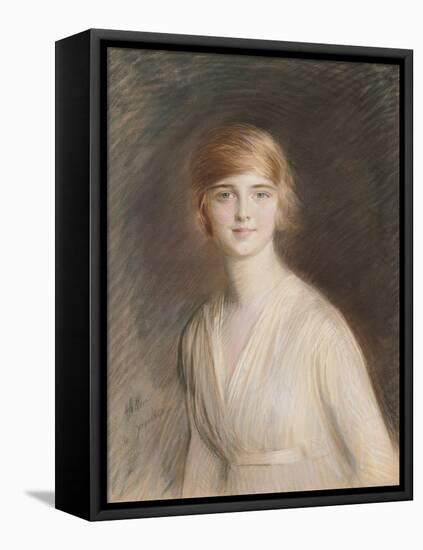 Portrait of Jacqueline-Paul Cesar Helleu-Framed Premier Image Canvas