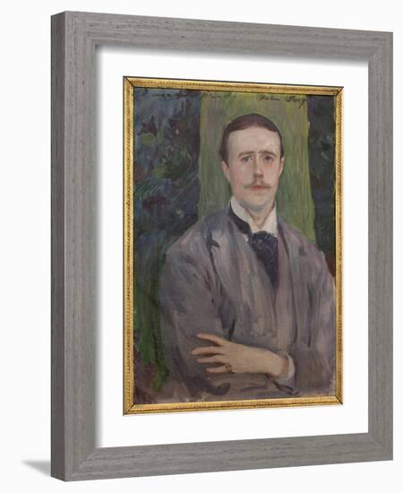 Portrait of Jacques Emile Blanche (1861-1942). Painting by John Singer Sargent (1856-1925), Oil on-John Singer Sargent-Framed Giclee Print