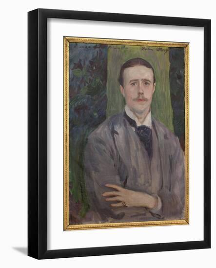 Portrait of Jacques Emile Blanche (1861-1942). Painting by John Singer Sargent (1856-1925), Oil on-John Singer Sargent-Framed Giclee Print