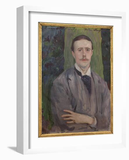 Portrait of Jacques Emile Blanche (1861-1942). Painting by John Singer Sargent (1856-1925), Oil on-John Singer Sargent-Framed Giclee Print