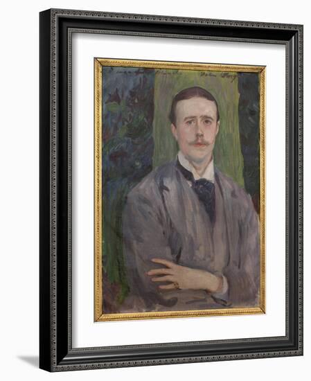 Portrait of Jacques Emile Blanche (1861-1942). Painting by John Singer Sargent (1856-1925), Oil on-John Singer Sargent-Framed Giclee Print