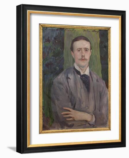 Portrait of Jacques Emile Blanche (1861-1942). Painting by John Singer Sargent (1856-1925), Oil on-John Singer Sargent-Framed Giclee Print