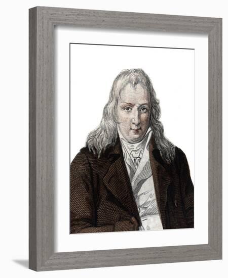 Portrait of Jacques Henri Bernardin de Saint Pierre (1737-1814), French writer and botanist-French School-Framed Giclee Print