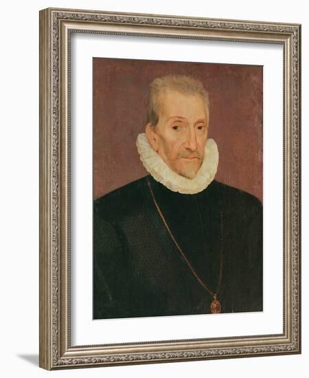 Portrait of Jacques Hurault, Sire of Vibraye-French School-Framed Giclee Print