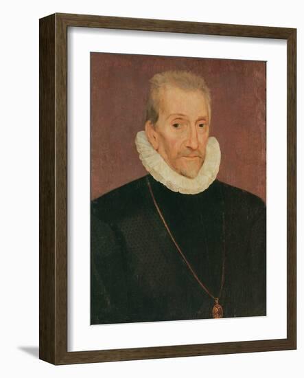 Portrait of Jacques Hurault, Sire of Vibraye-French School-Framed Giclee Print