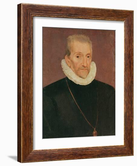 Portrait of Jacques Hurault, Sire of Vibraye-French School-Framed Giclee Print