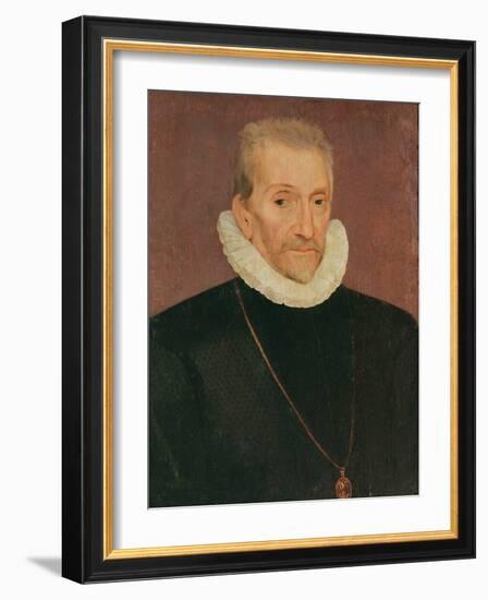 Portrait of Jacques Hurault, Sire of Vibraye-French School-Framed Giclee Print