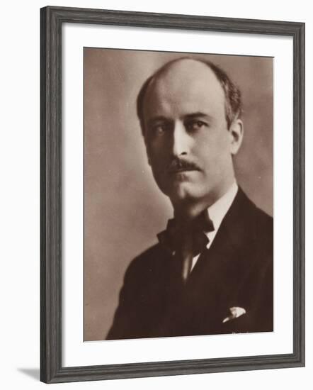 Portrait of Jacques Ibert-null-Framed Photographic Print