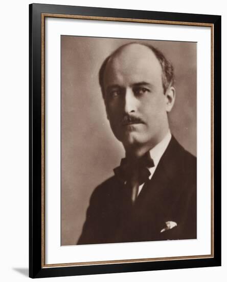 Portrait of Jacques Ibert-null-Framed Photographic Print