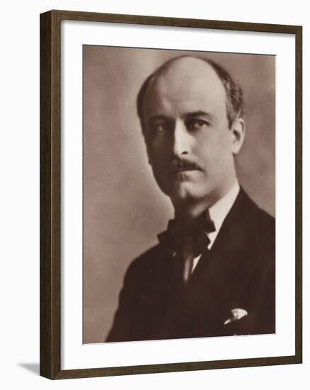 Portrait of Jacques Ibert-null-Framed Photographic Print