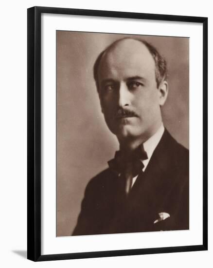 Portrait of Jacques Ibert-null-Framed Photographic Print