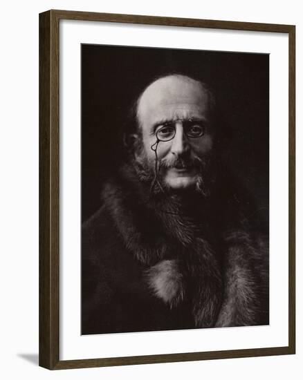 Portrait of Jacques Offenbach-null-Framed Photographic Print