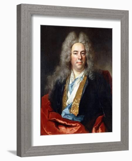 Portrait of Jacques Vincent Bassablons-Nicolas de Largilliere-Framed Giclee Print