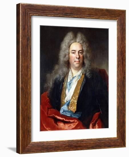 Portrait of Jacques Vincent Bassablons-Nicolas de Largilliere-Framed Giclee Print