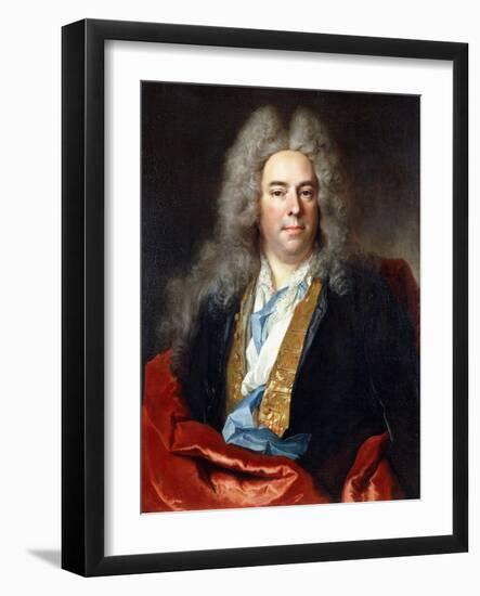 Portrait of Jacques Vincent Bassablons-Nicolas de Largilliere-Framed Giclee Print