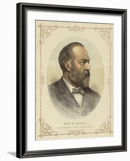 Portrait of James a Garfield-null-Framed Giclee Print