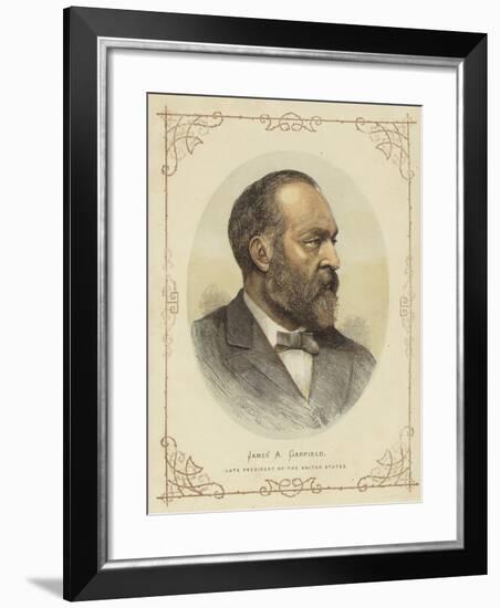 Portrait of James a Garfield-null-Framed Giclee Print