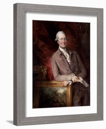 Portrait of James Christie (1730-1803), 1778-Thomas Gainsborough-Framed Giclee Print