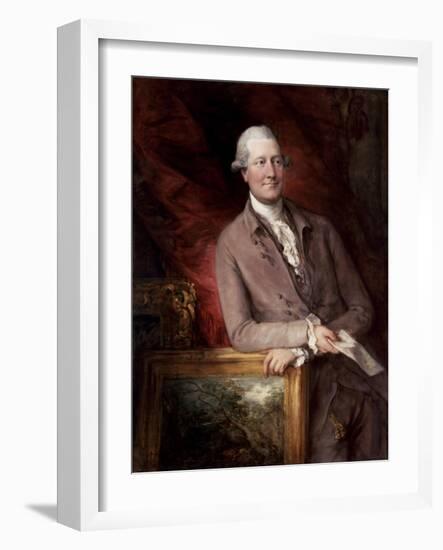 Portrait of James Christie (1730-1803), 1778-Thomas Gainsborough-Framed Giclee Print