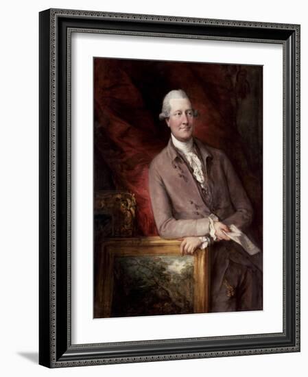 Portrait of James Christie (1730-1803), 1778-Thomas Gainsborough-Framed Giclee Print