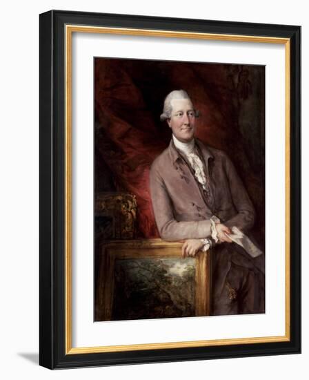 Portrait of James Christie (1730-1803), 1778-Thomas Gainsborough-Framed Giclee Print