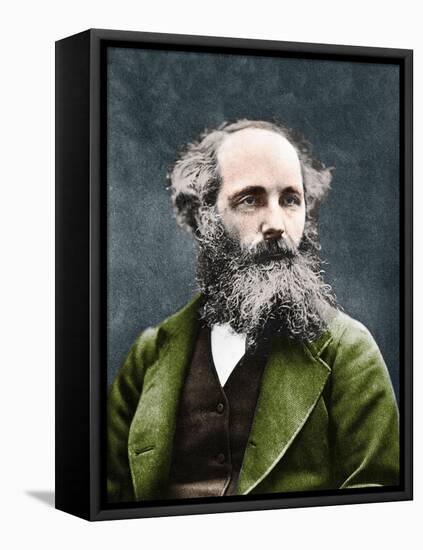 Portrait of James Clerk Maxwell (1831-1879), Scottish physicist-English Photographer-Framed Premier Image Canvas