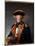 Portrait of James Cook (1728 - 1779), British Navigator around 1766 - 1768.Painting by Joseph Wrigh-Joseph Wright of Derby-Mounted Giclee Print