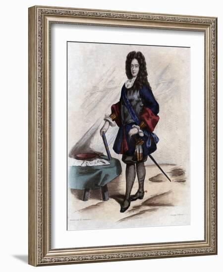 Portrait of James FitzJames, 1st Duke of Berwick (1670-1734), French military leader-French School-Framed Giclee Print