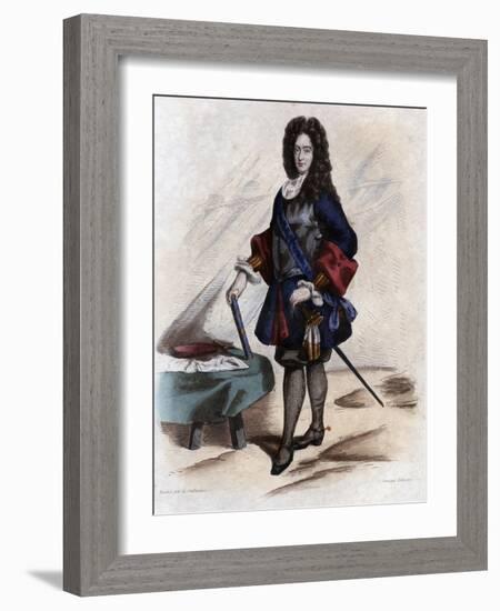 Portrait of James FitzJames, 1st Duke of Berwick (1670-1734), French military leader-French School-Framed Giclee Print