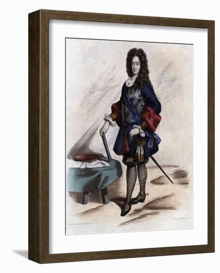 Portrait of James FitzJames, 1st Duke of Berwick (1670-1734), French military leader-French School-Framed Giclee Print