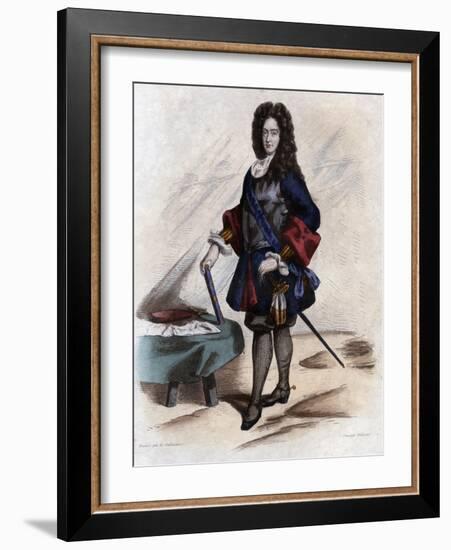 Portrait of James FitzJames, 1st Duke of Berwick (1670-1734), French military leader-French School-Framed Giclee Print