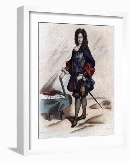 Portrait of James FitzJames, 1st Duke of Berwick (1670-1734), French military leader-French School-Framed Giclee Print