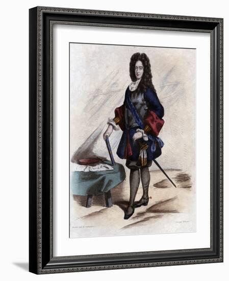 Portrait of James FitzJames, 1st Duke of Berwick (1670-1734), French military leader-French School-Framed Giclee Print