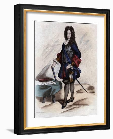 Portrait of James FitzJames, 1st Duke of Berwick (1670-1734), French military leader-French School-Framed Giclee Print