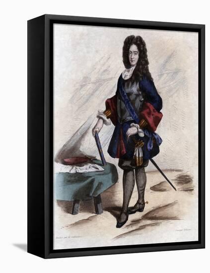 Portrait of James FitzJames, 1st Duke of Berwick (1670-1734), French military leader-French School-Framed Premier Image Canvas