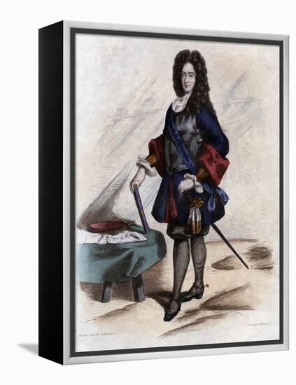 Portrait of James FitzJames, 1st Duke of Berwick (1670-1734), French military leader-French School-Framed Premier Image Canvas